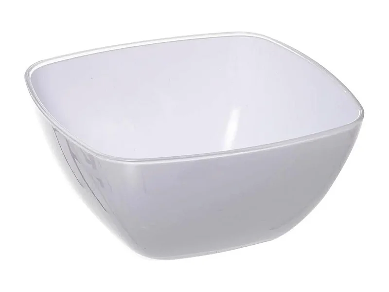 Saladier Carré Réutilisable "Square" 19cm Blanc