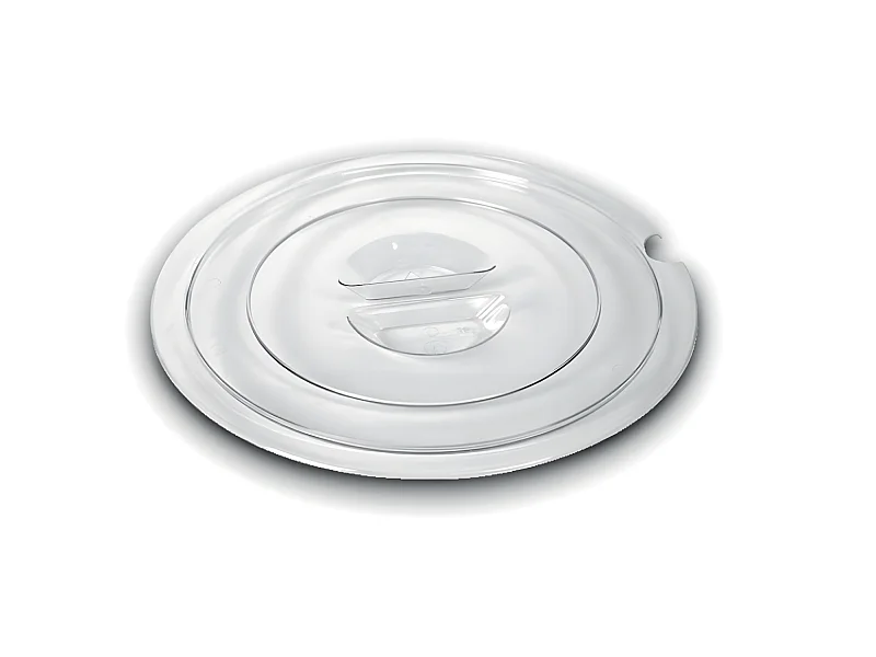 Coperchio da 40cm con foro per insalatiera in cristallo Giganplast