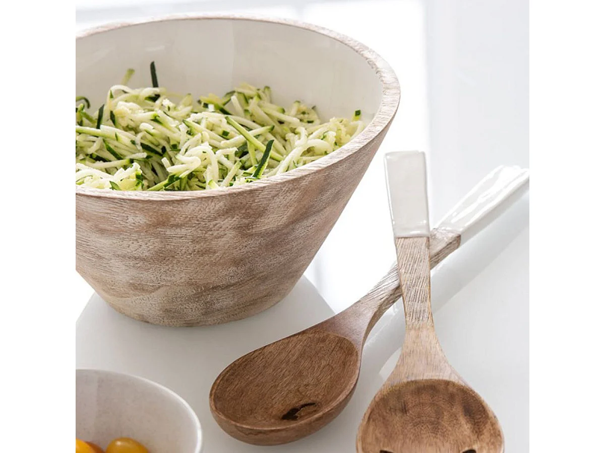 Saladier Déco en Bois "Manguier" 30cm Naturel