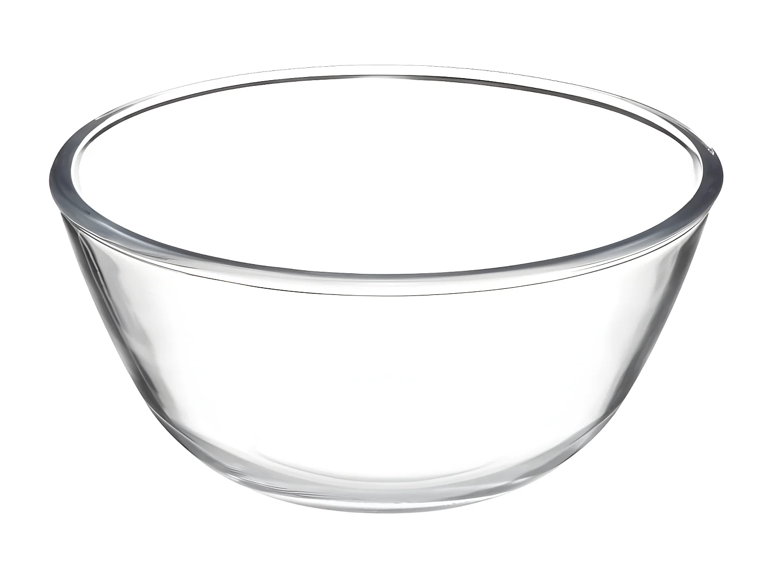 Saladier & Couvercle "Bambou" 2,5L Transparent