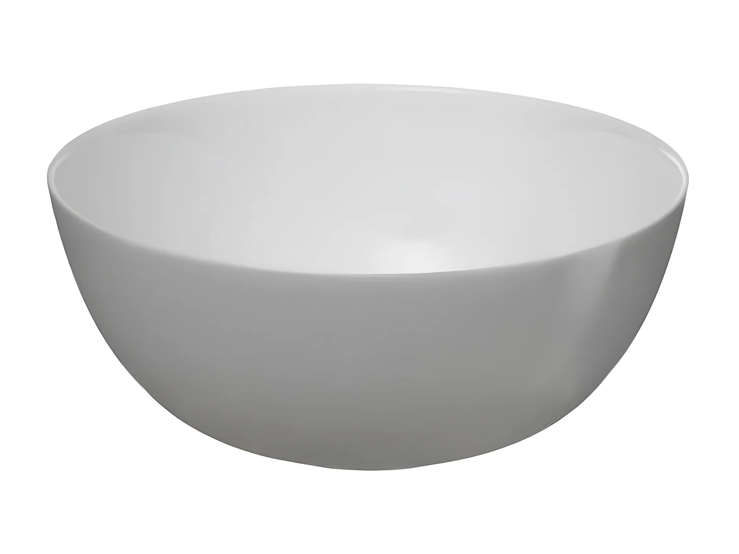 Saladier en Verre "Jeanne" 21cm Blanc