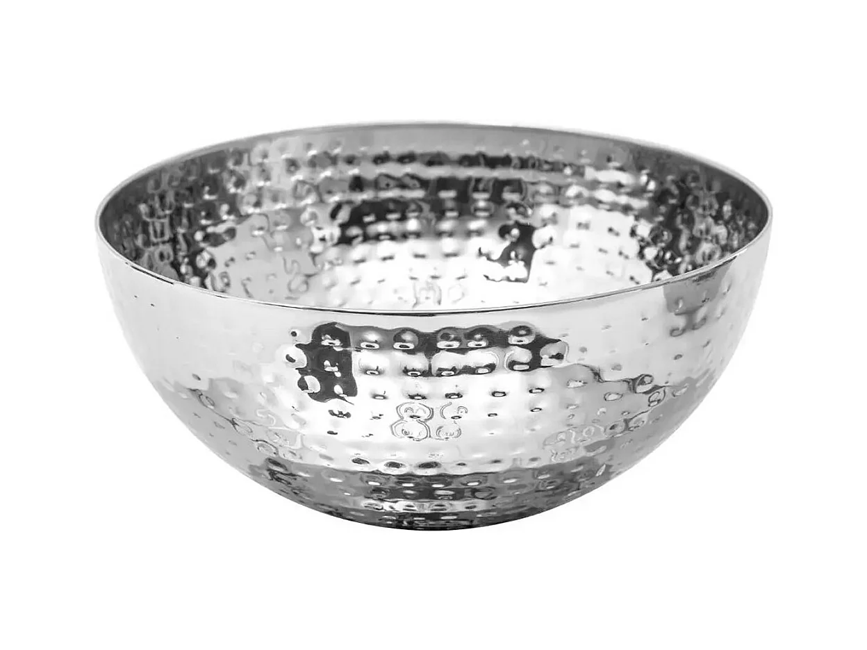 Saladier en Inox "Martelé" 24cm Argent