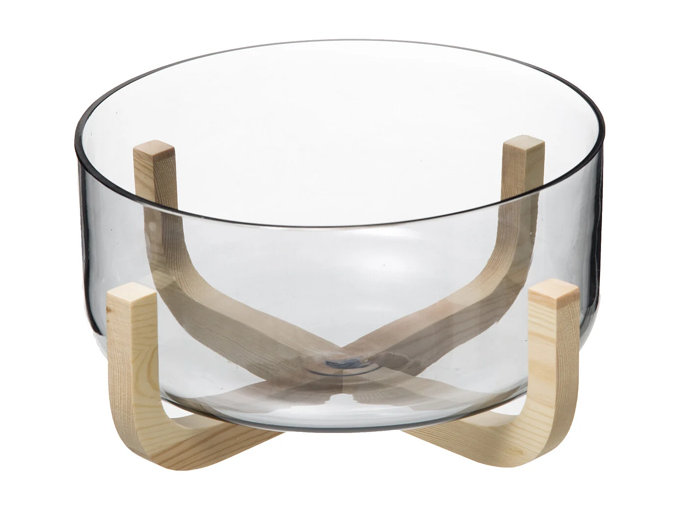 Saladier Rond en Verre "Arha" 28cm Transparent