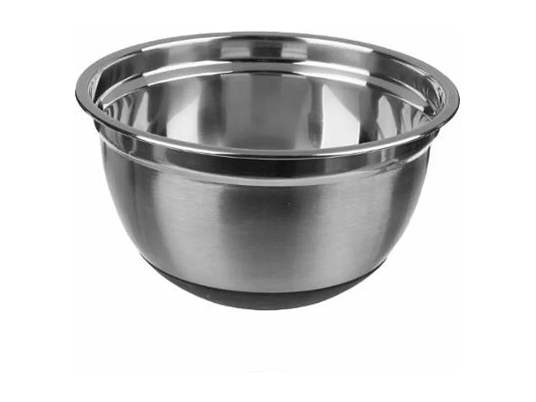 Saladier en Inox "Antidérapant" 17cm Argent