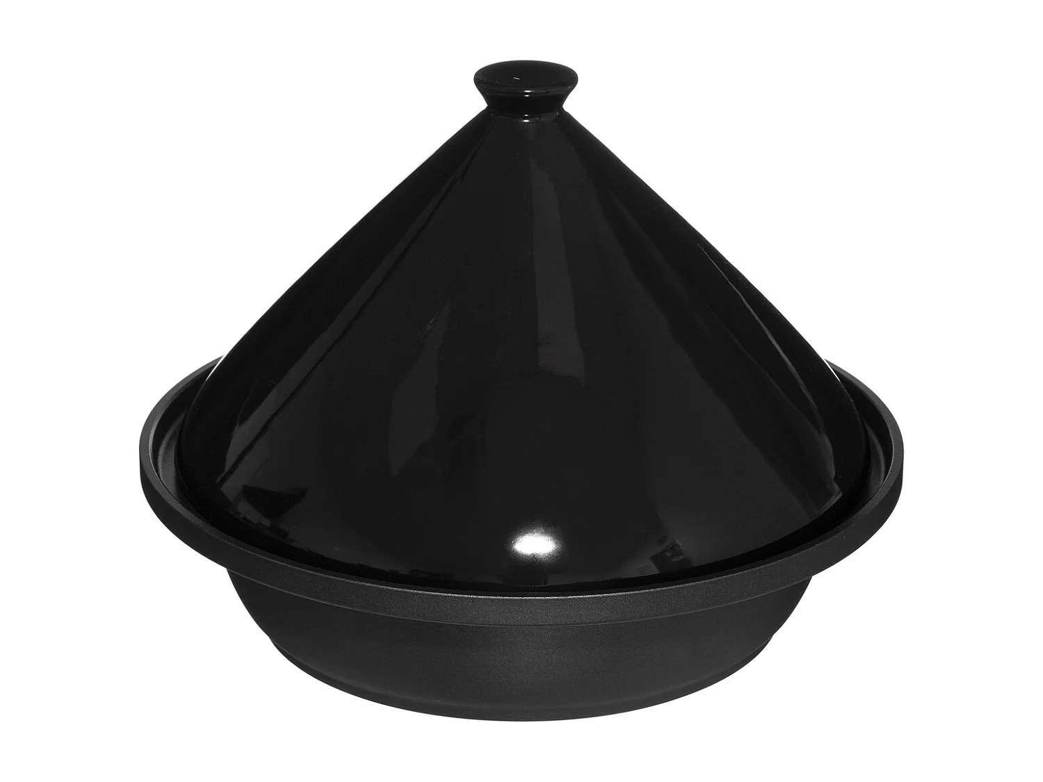 Plat à Tajine "Céramique" 30cm Noir