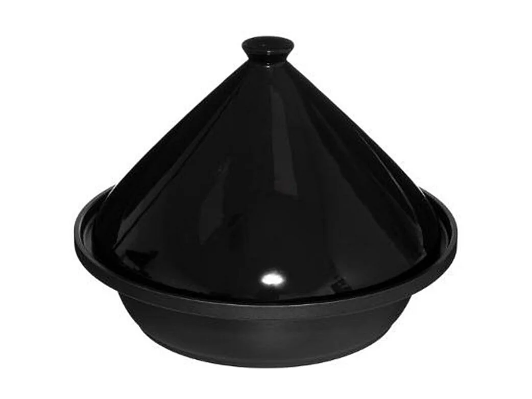 Plat à Tajine "Céramique" 30cm Noir