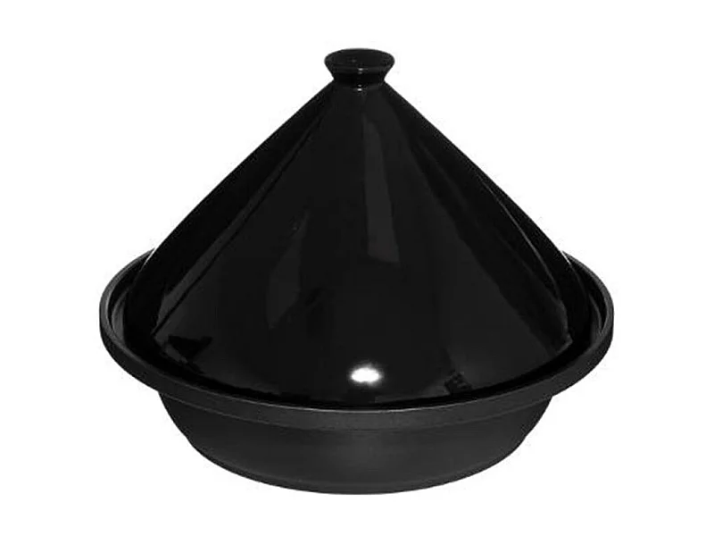 Plat à Tajine "Céramique" 30cm Noir