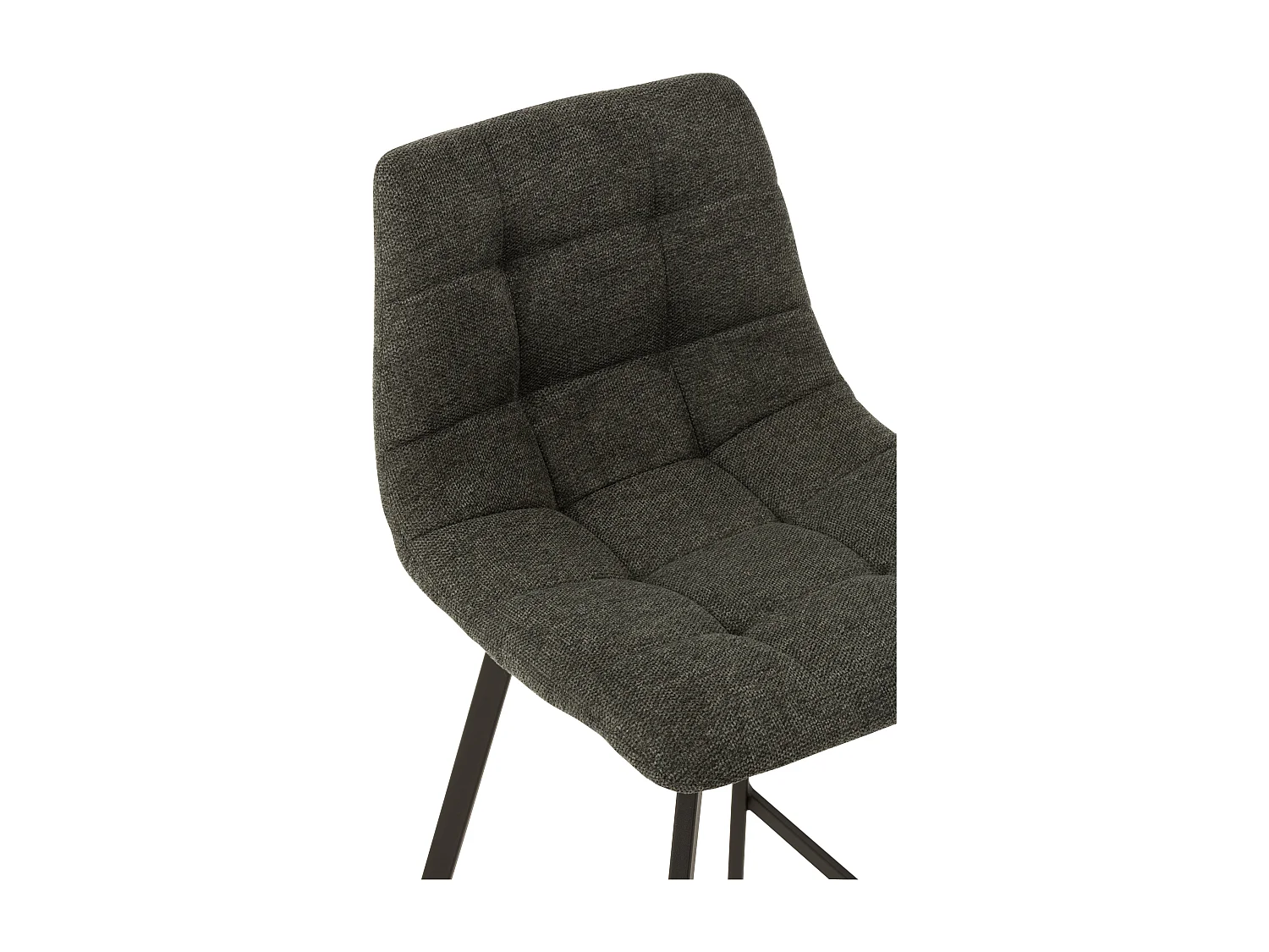 Chaise de Bar Design "Stéphane" 95cm Gris Foncé