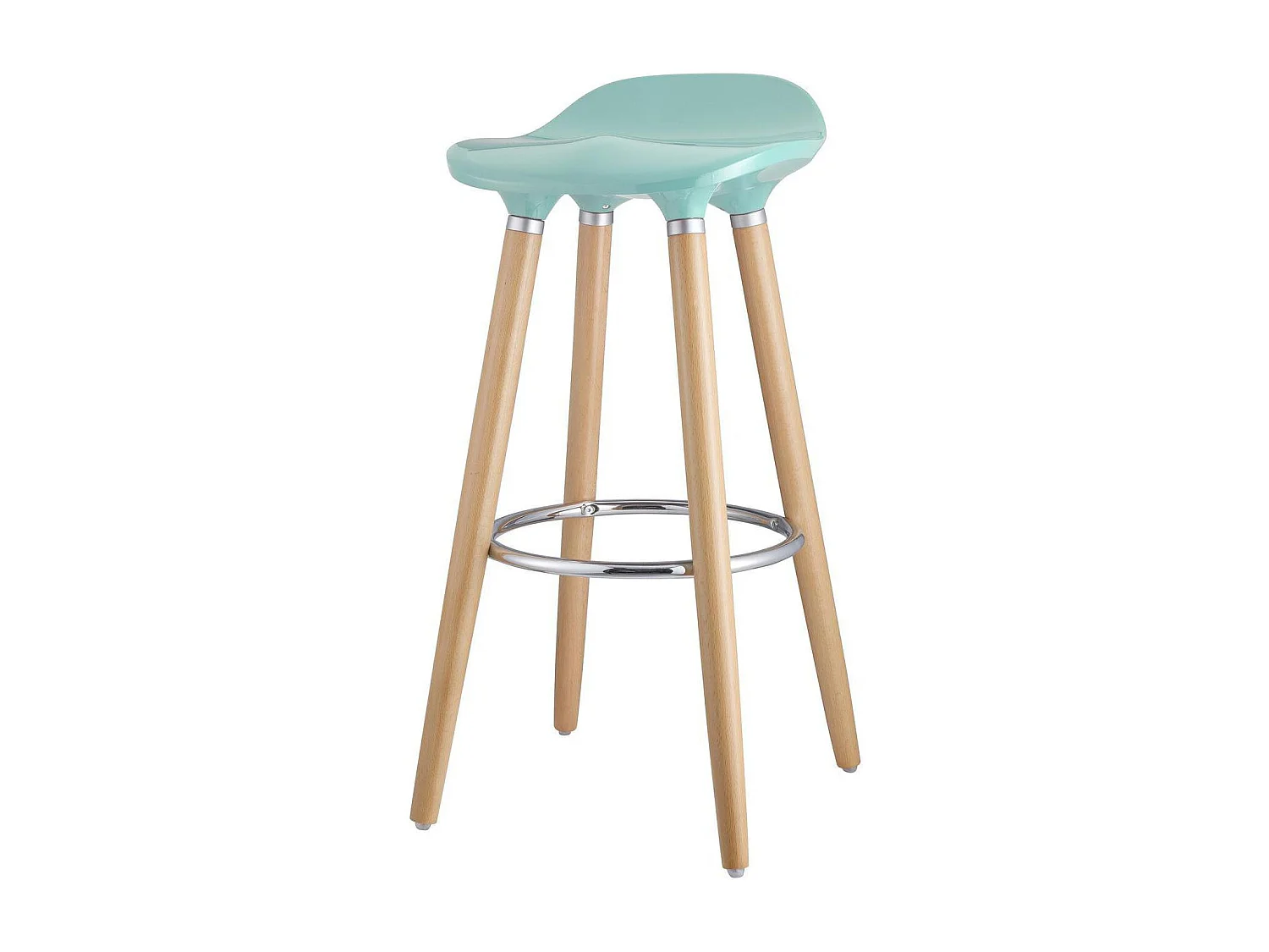 Tabouret de Bar Scandinave "Wadley" 81cm Bleu