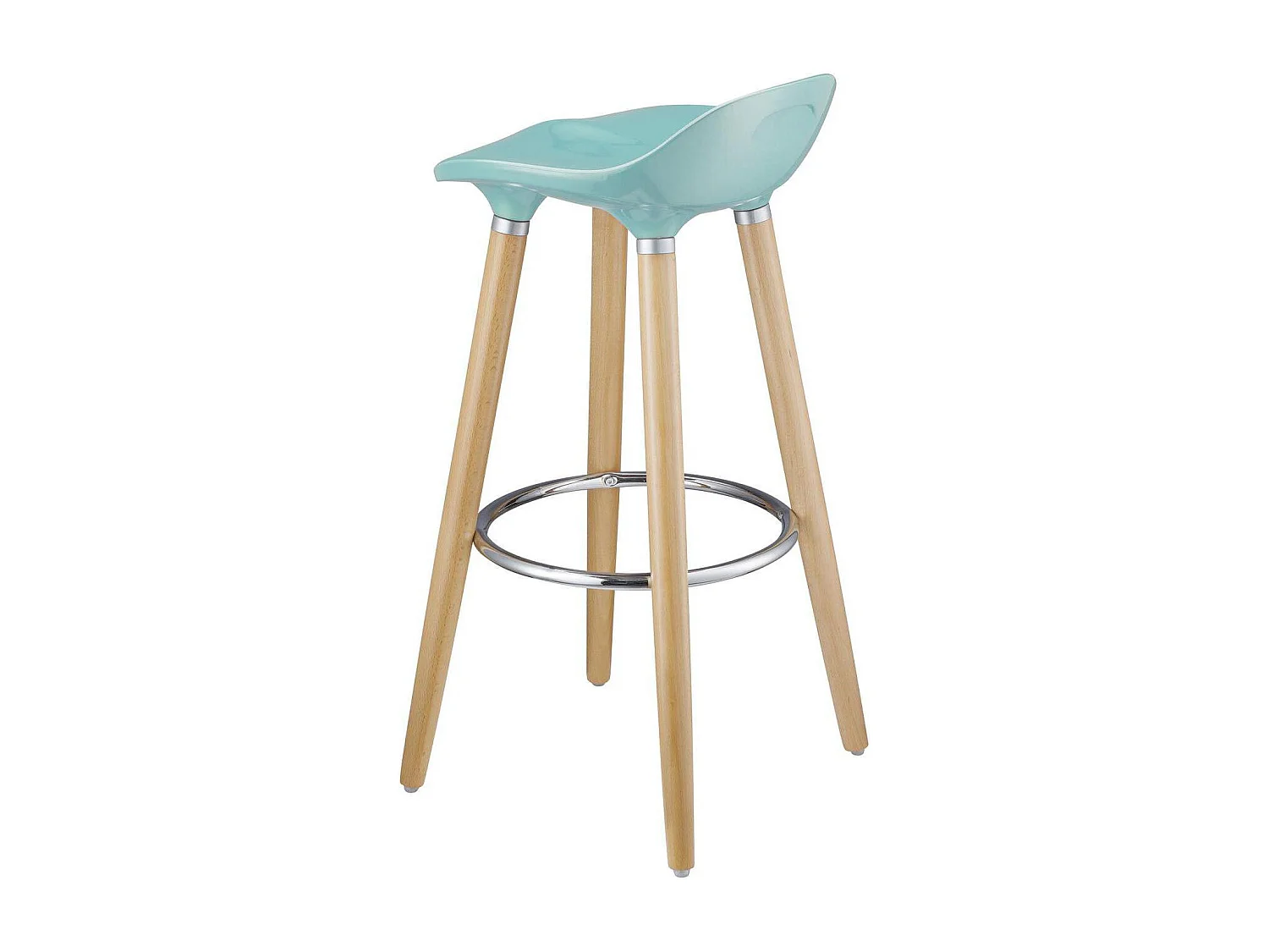Tabouret de Bar Scandinave "Wadley" 81cm Bleu