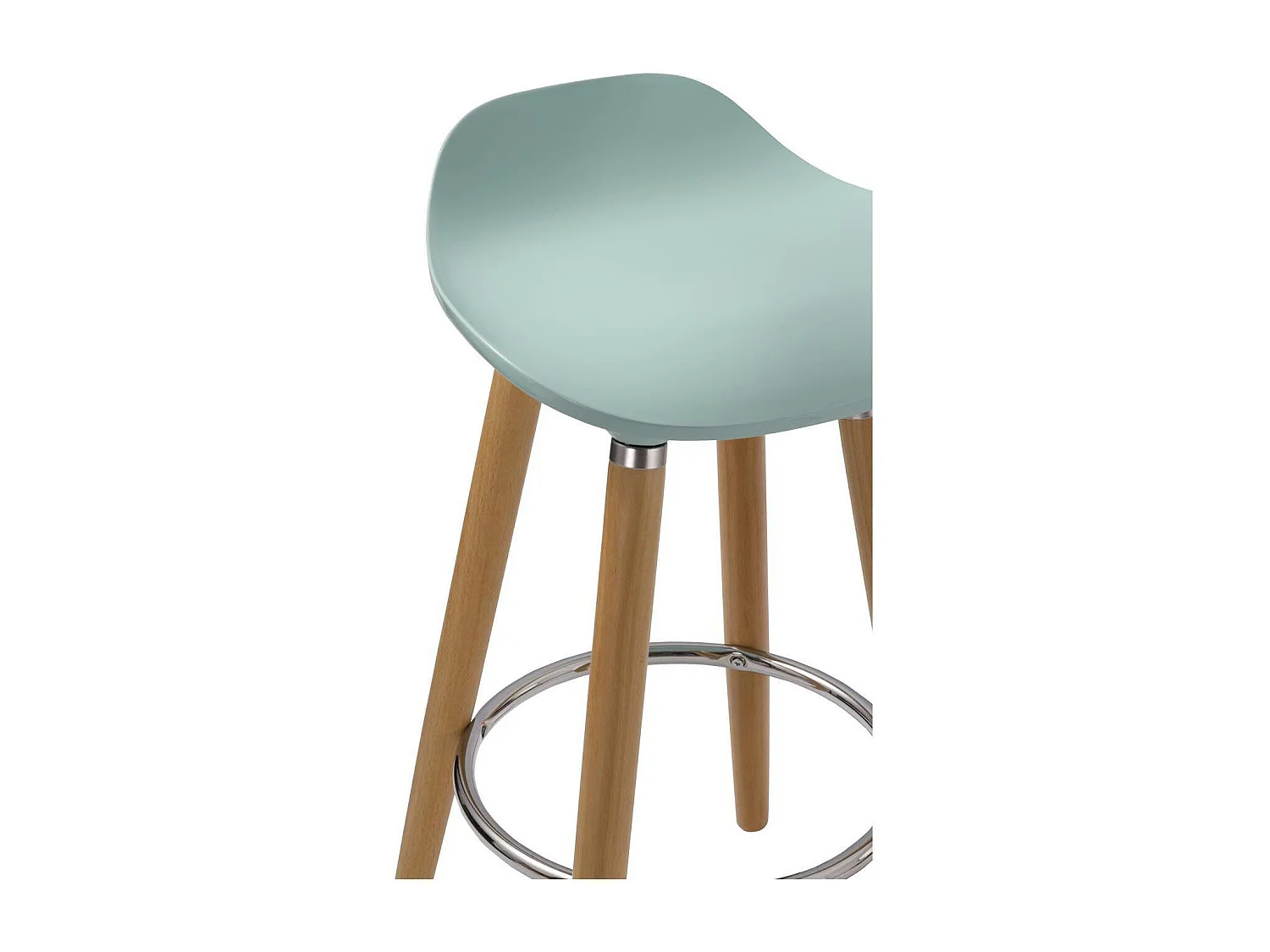 Tabouret de Bar Scandinave "Wadley" 81cm Bleu