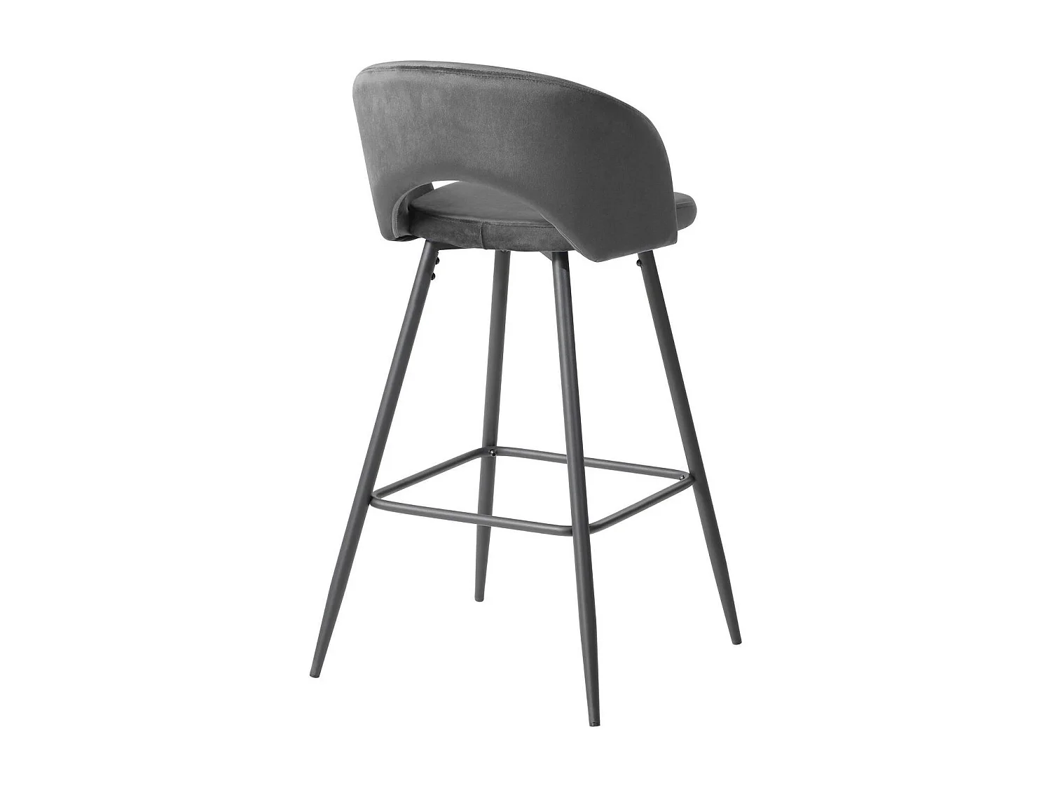 Lot de 2 Tabourets de Bar "Aniak" 98cm Anthracite