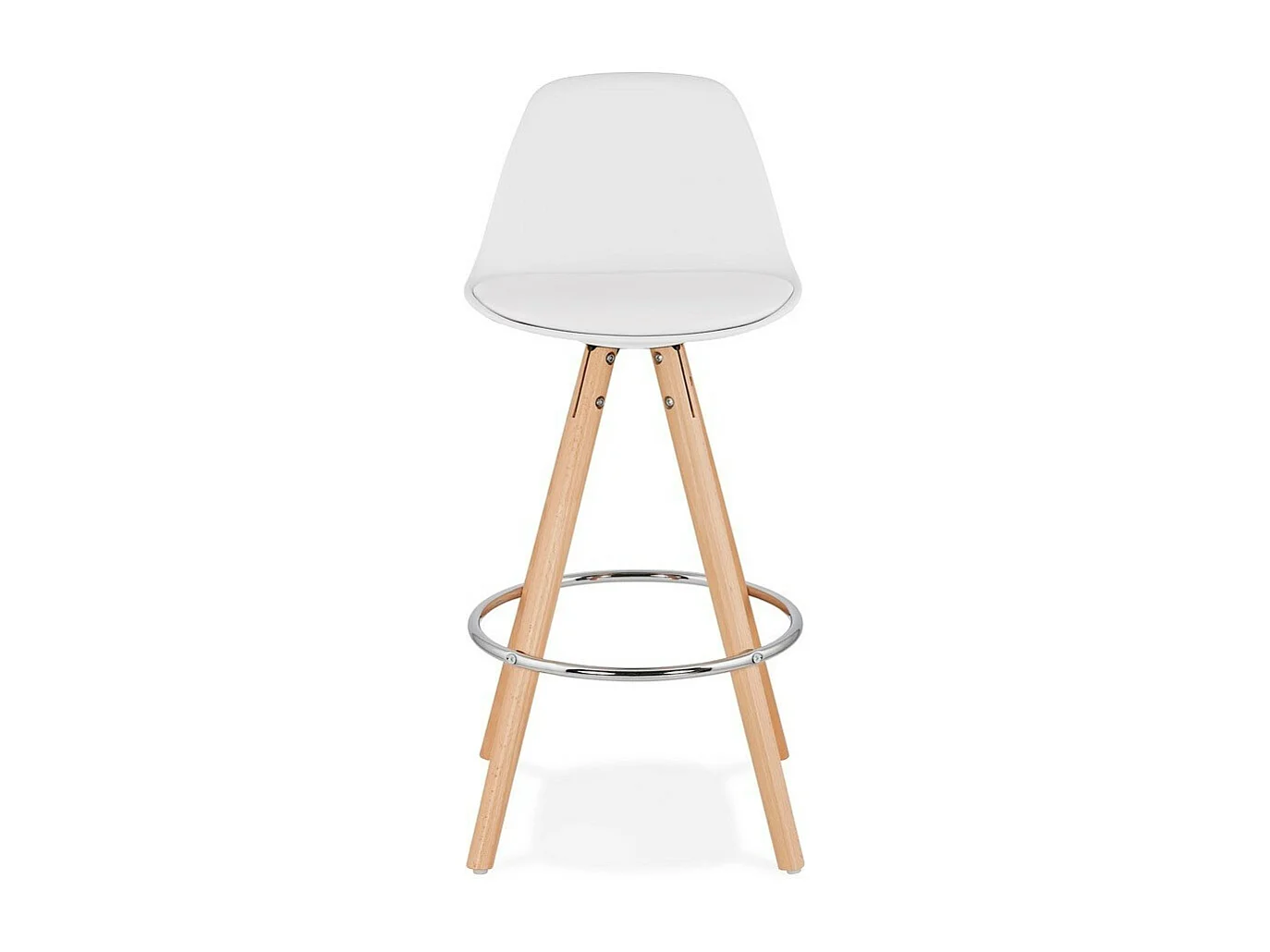 Tabouret de Bar "Bjarki" 85cm Blanc