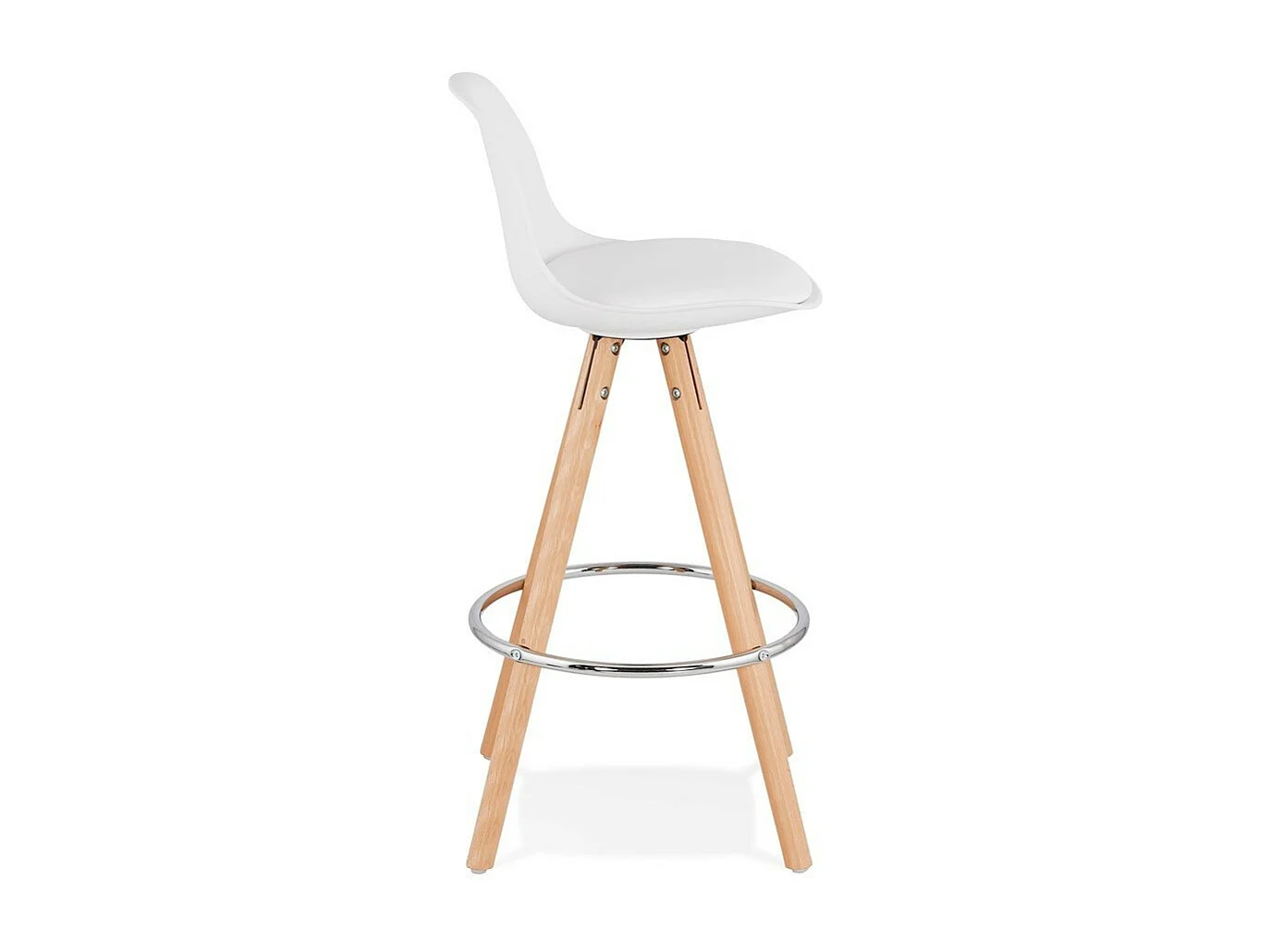 Tabouret de Bar "Bjarki" 85cm Blanc