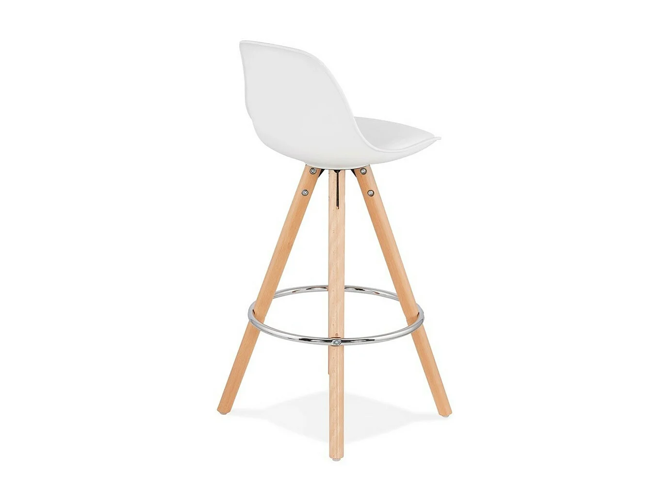 Tabouret de Bar "Bjarki" 85cm Blanc