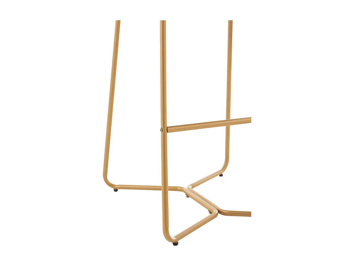 Silla de bar Pierre de metal marrón