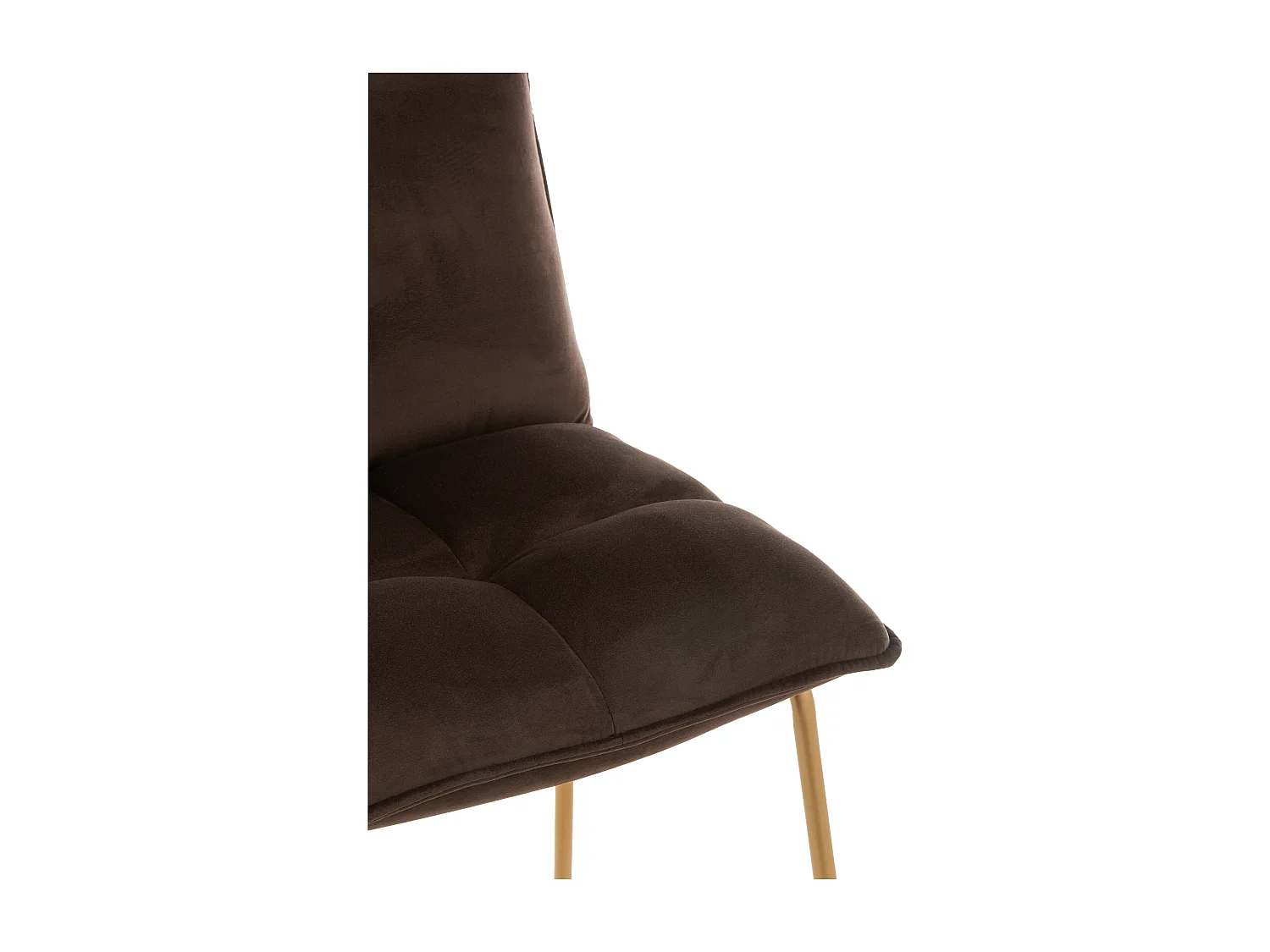 Silla de bar Pierre de metal marrón