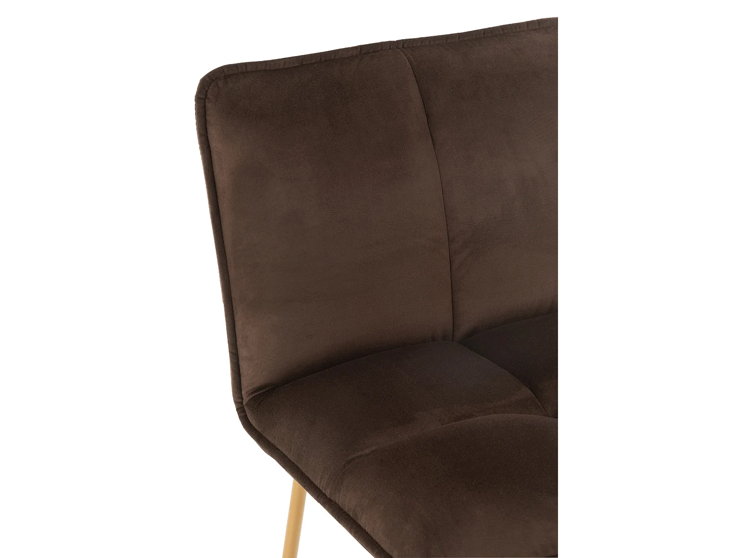 Silla de bar Pierre de metal marrón