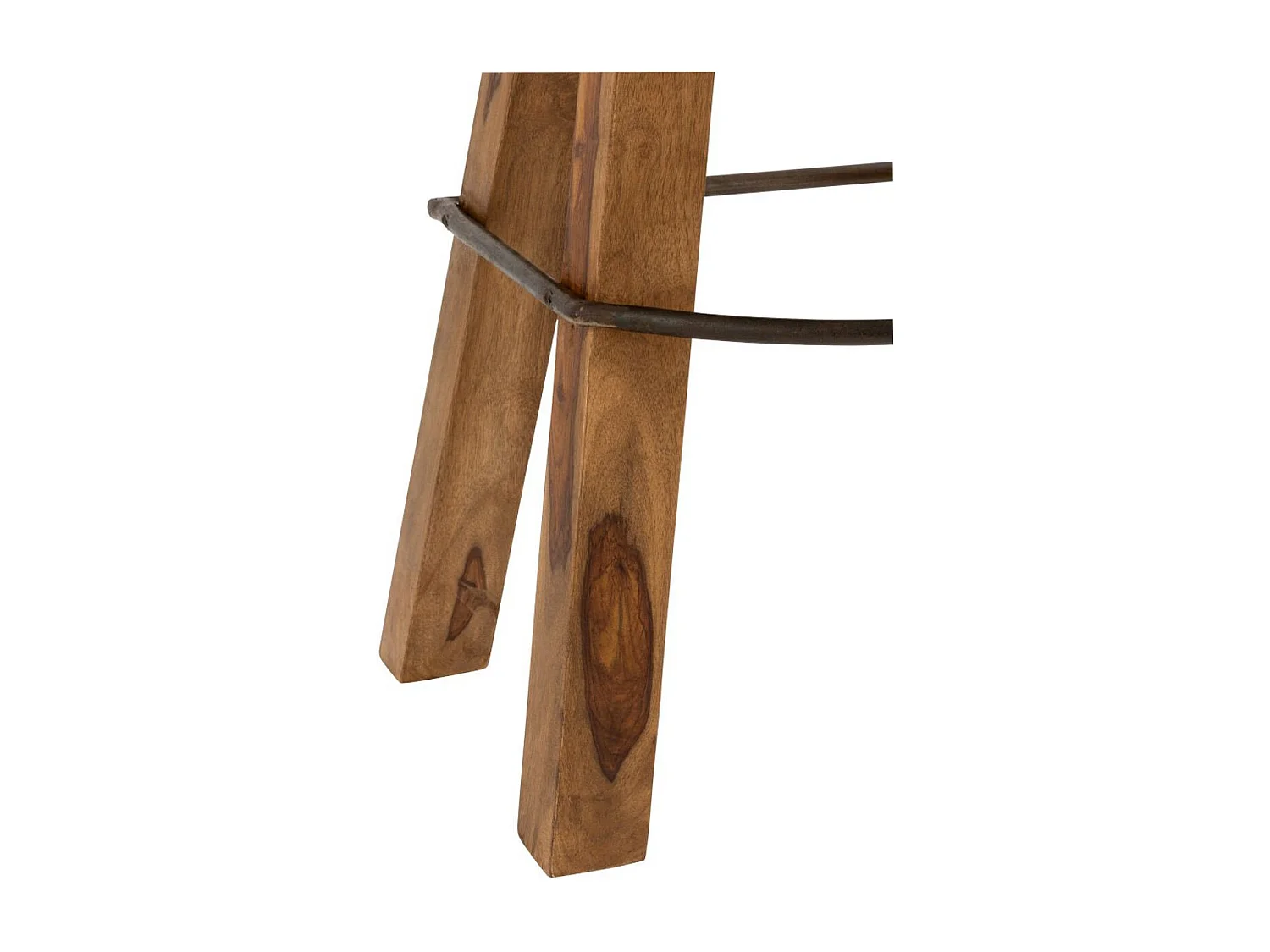 Xavier naturel camel lederen gymkruk zithoogte 75 cm