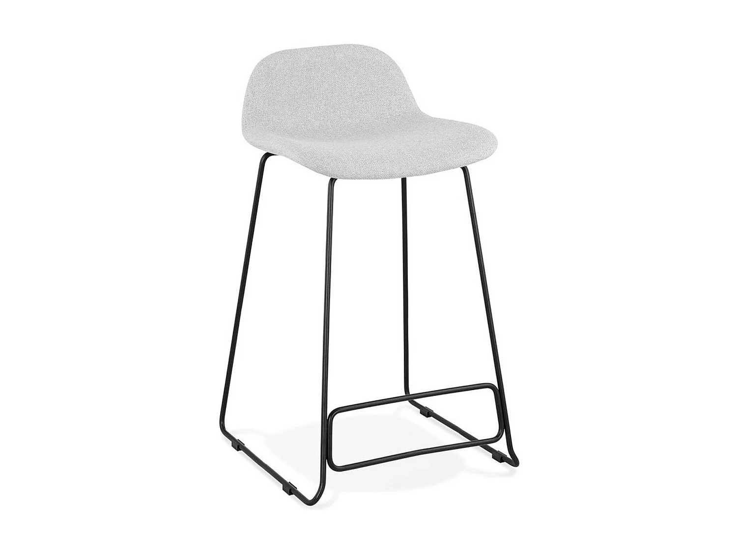 Tabouret de Bar Design "Sochi" 85cm Gris & Noir