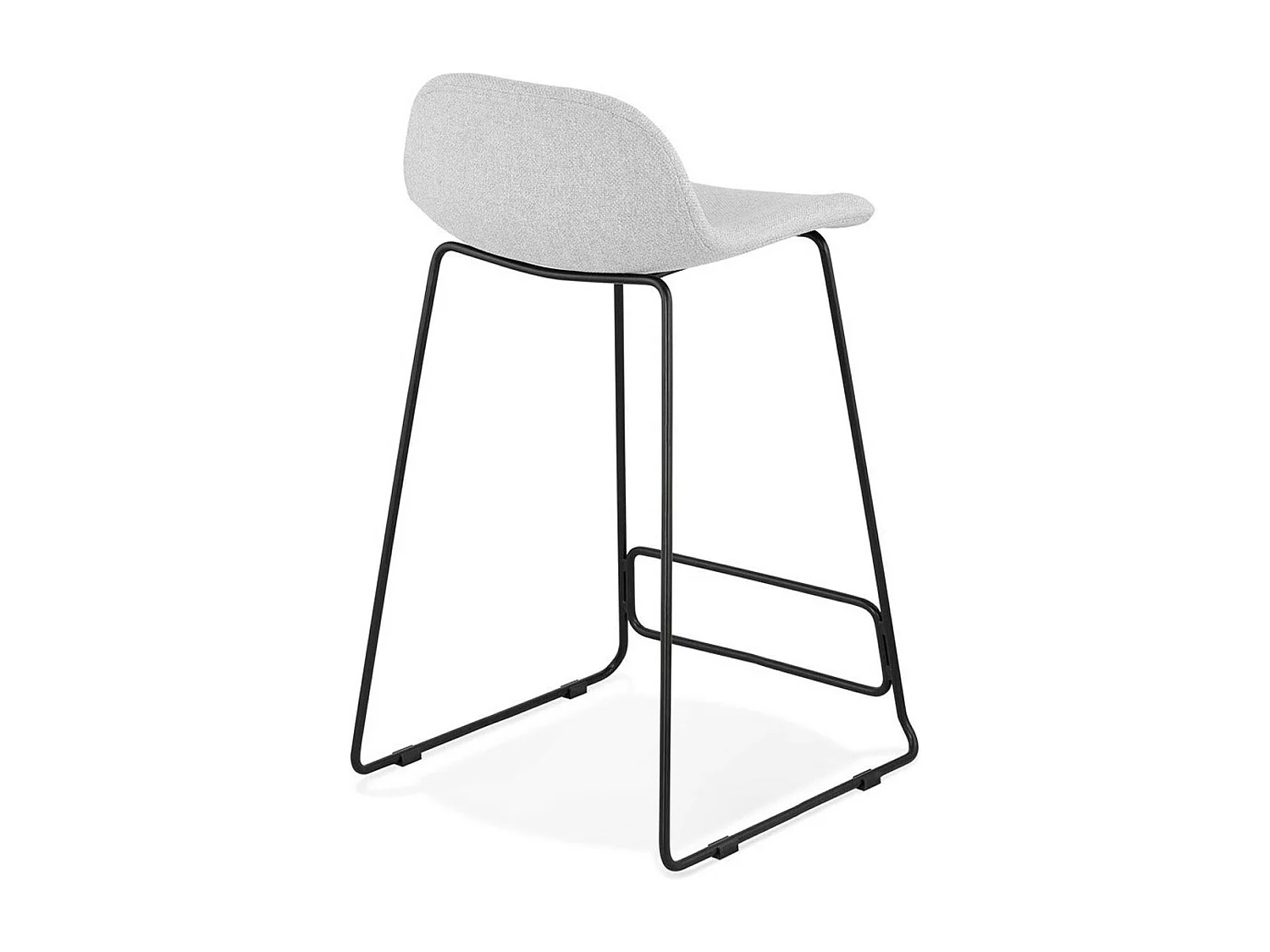 Tabouret de Bar Design "Sochi" 85cm Gris & Noir