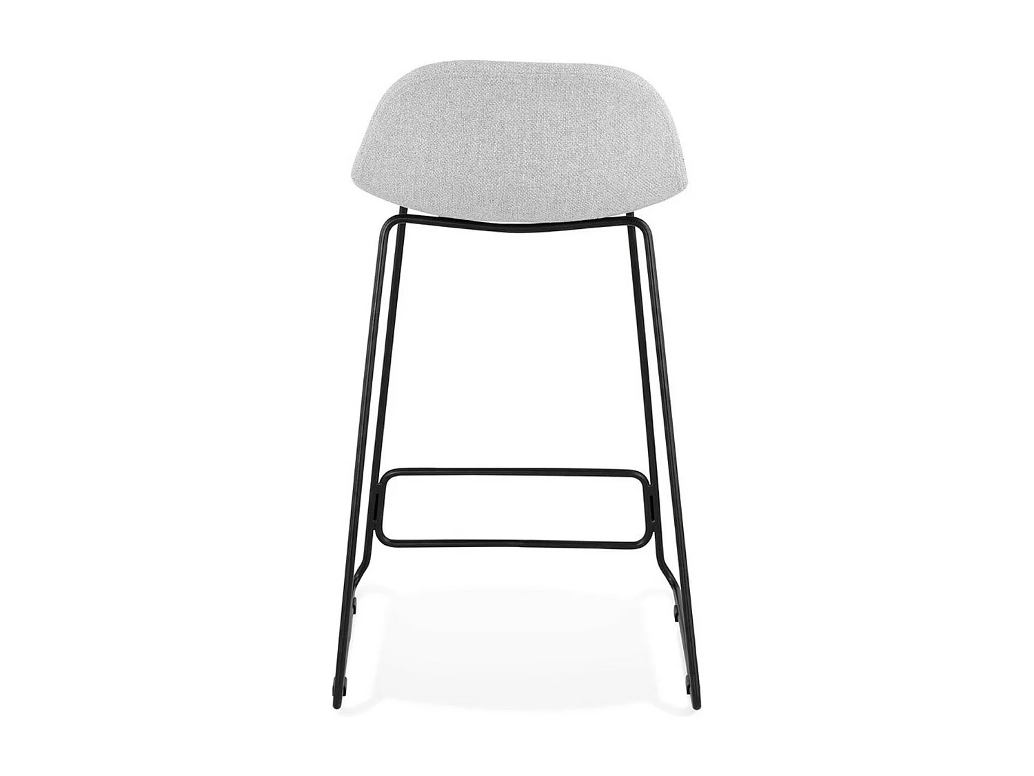 Tabouret de Bar Design "Sochi" 85cm Gris & Noir