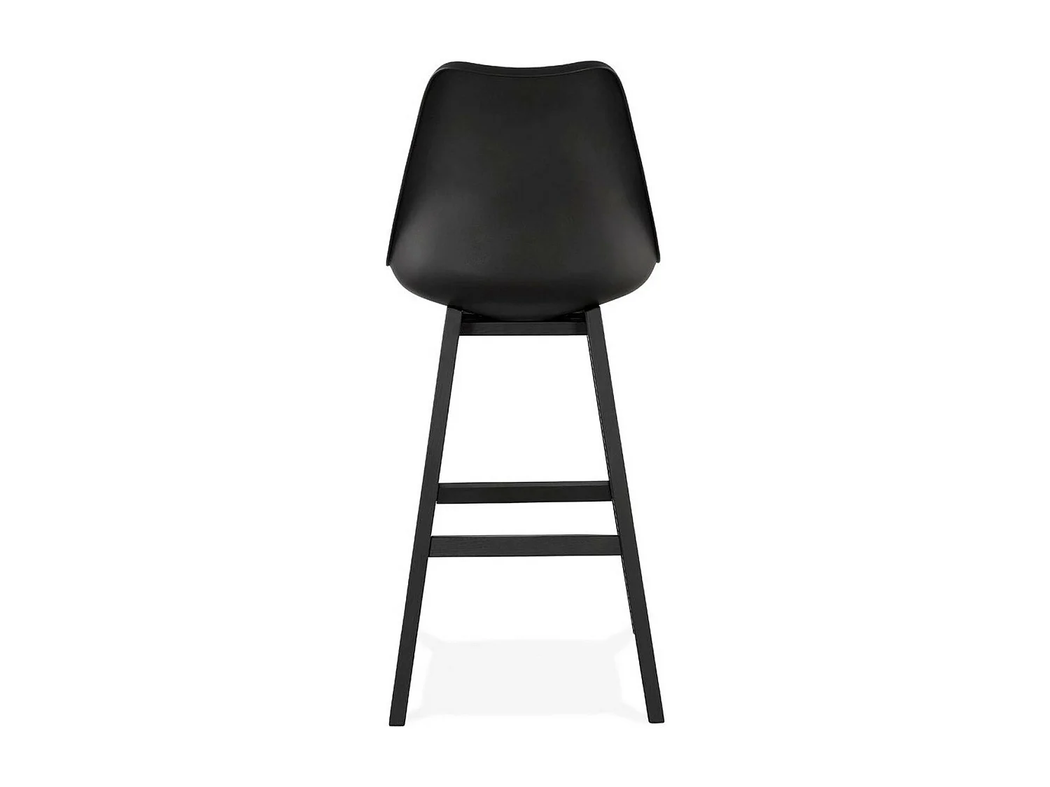 Tabouret de Bar Design "Cabelo" 112cm Noir