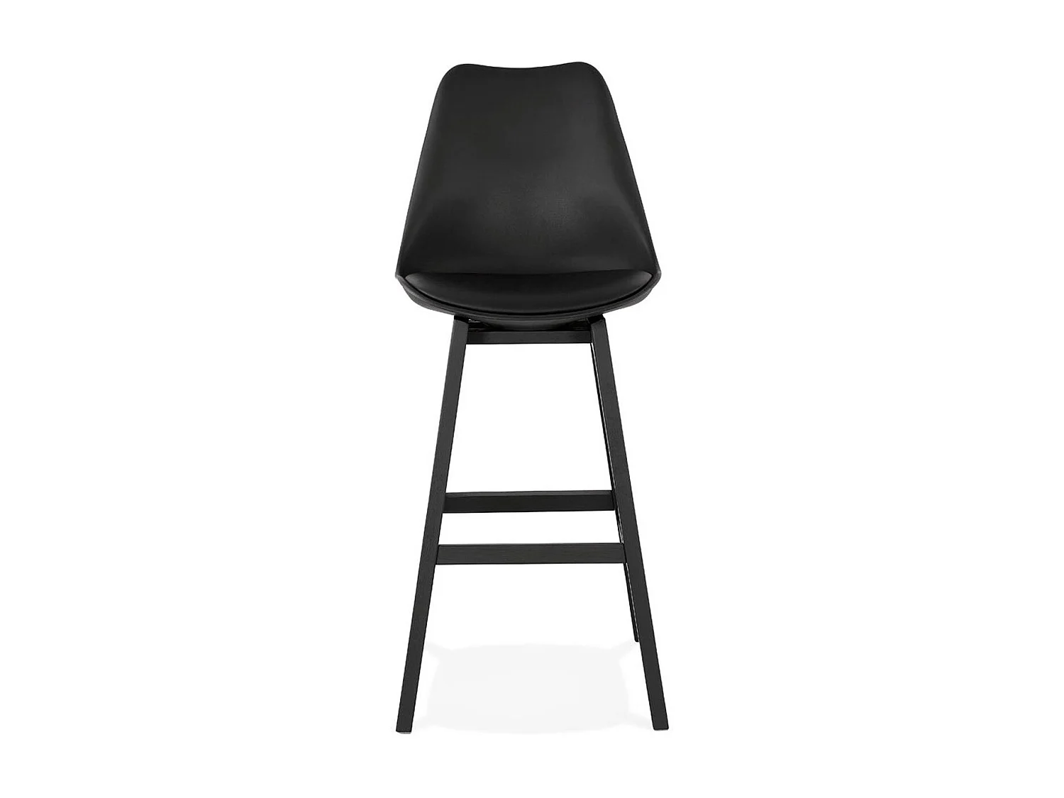 Tabouret de Bar Design "Cabelo" 112cm Noir