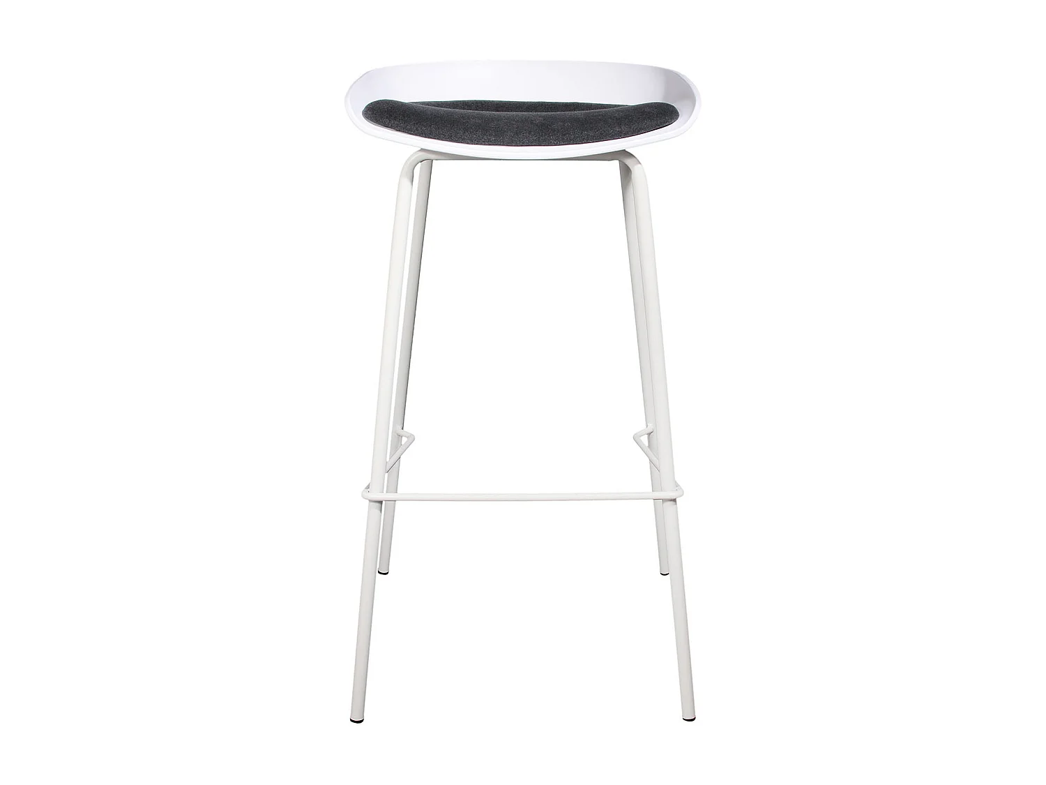 Tabouret De Bar Hella Blanc - Lot De 2
