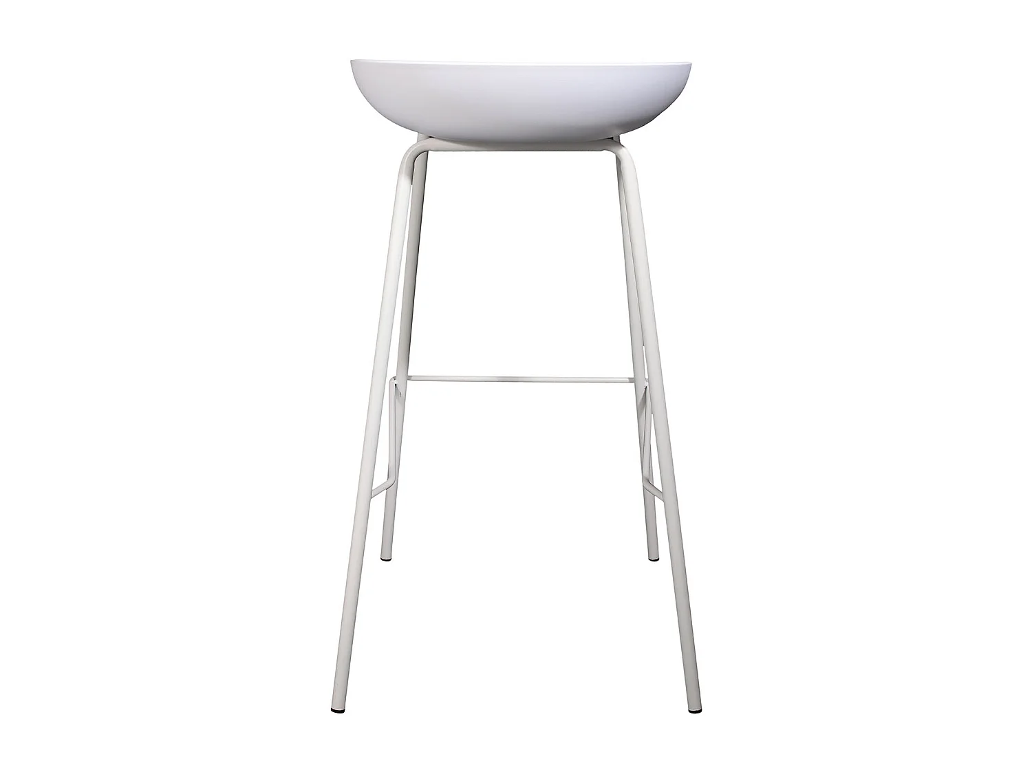 Tabouret De Bar Hella Blanc - Lot De 2