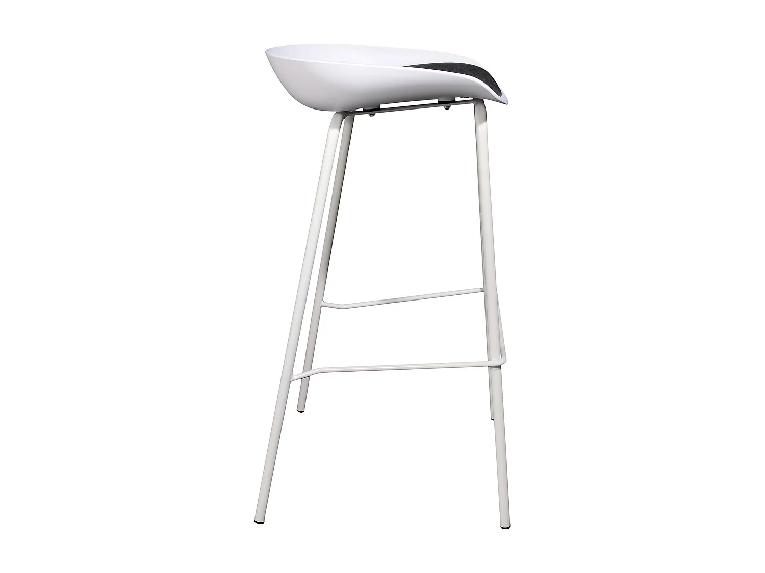 Tabouret De Bar Hella Blanc - Lot De 2