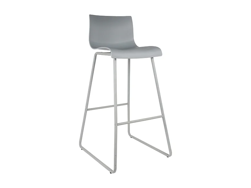 Chaise De Bar Novaei Gris - Lot De 2 Gris