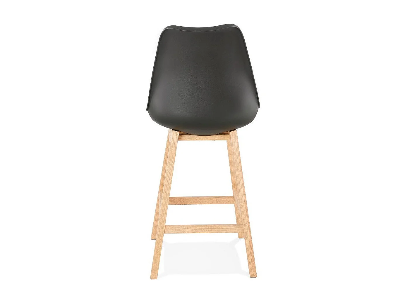 Tabouret de Bar Scandinave "Elise" 102cm Noir