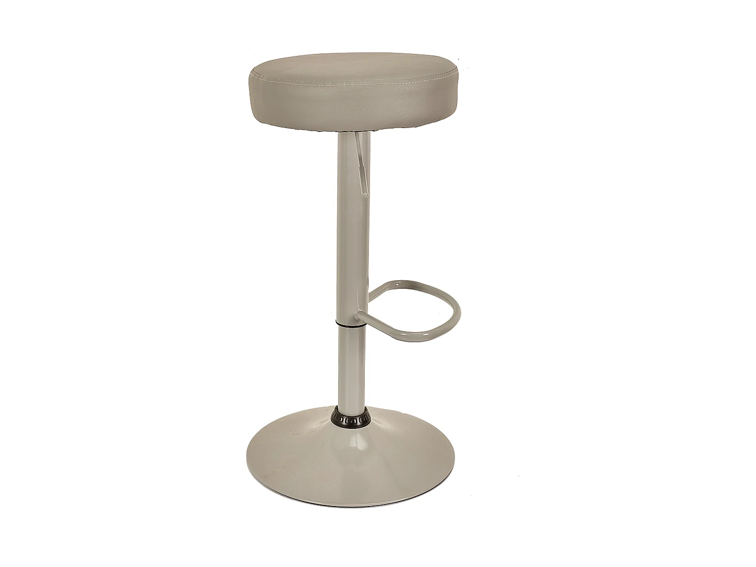 Tabouret De Bar Reglable Mumford Gris - Lot De 2 Gris