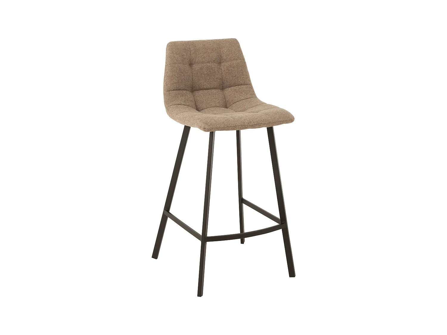 Chaise de Bar Design "Stéphane" 95cm Beige