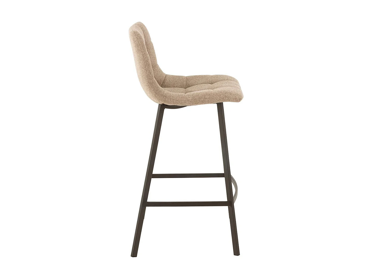 Chaise de Bar Design "Stéphane" 95cm Beige
