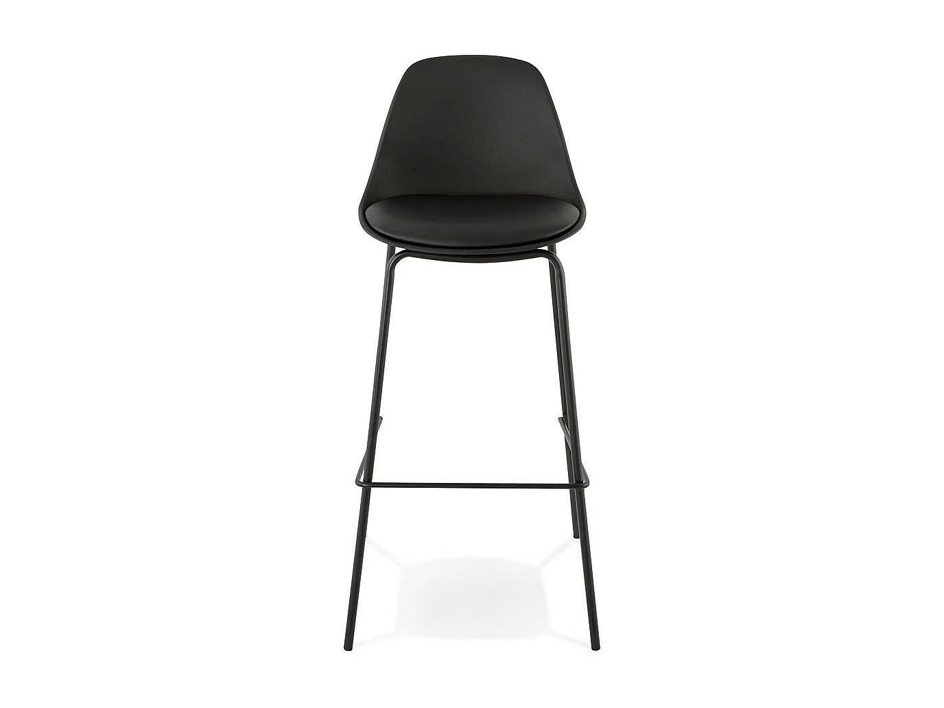 Tabouret de Bar Industriel "Sidon" 96cm Noir