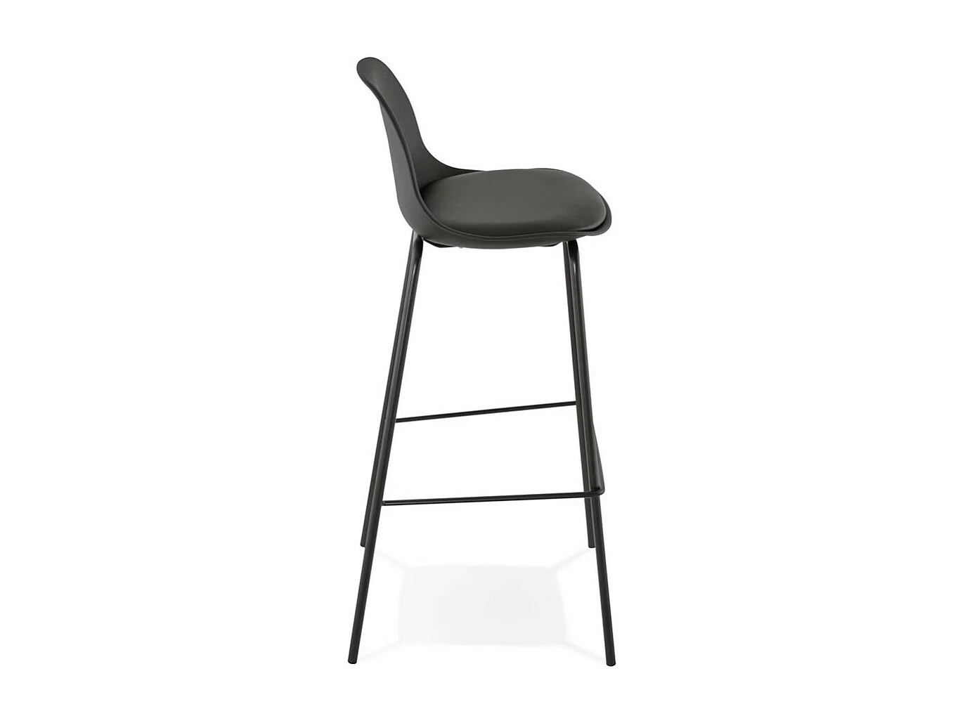 Tabouret de Bar Industriel "Sidon" 96cm Noir