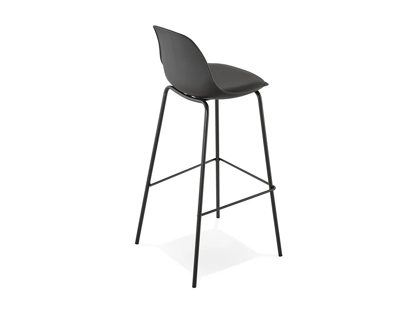 Tabouret de Bar Industriel "Sidon" 96cm Noir