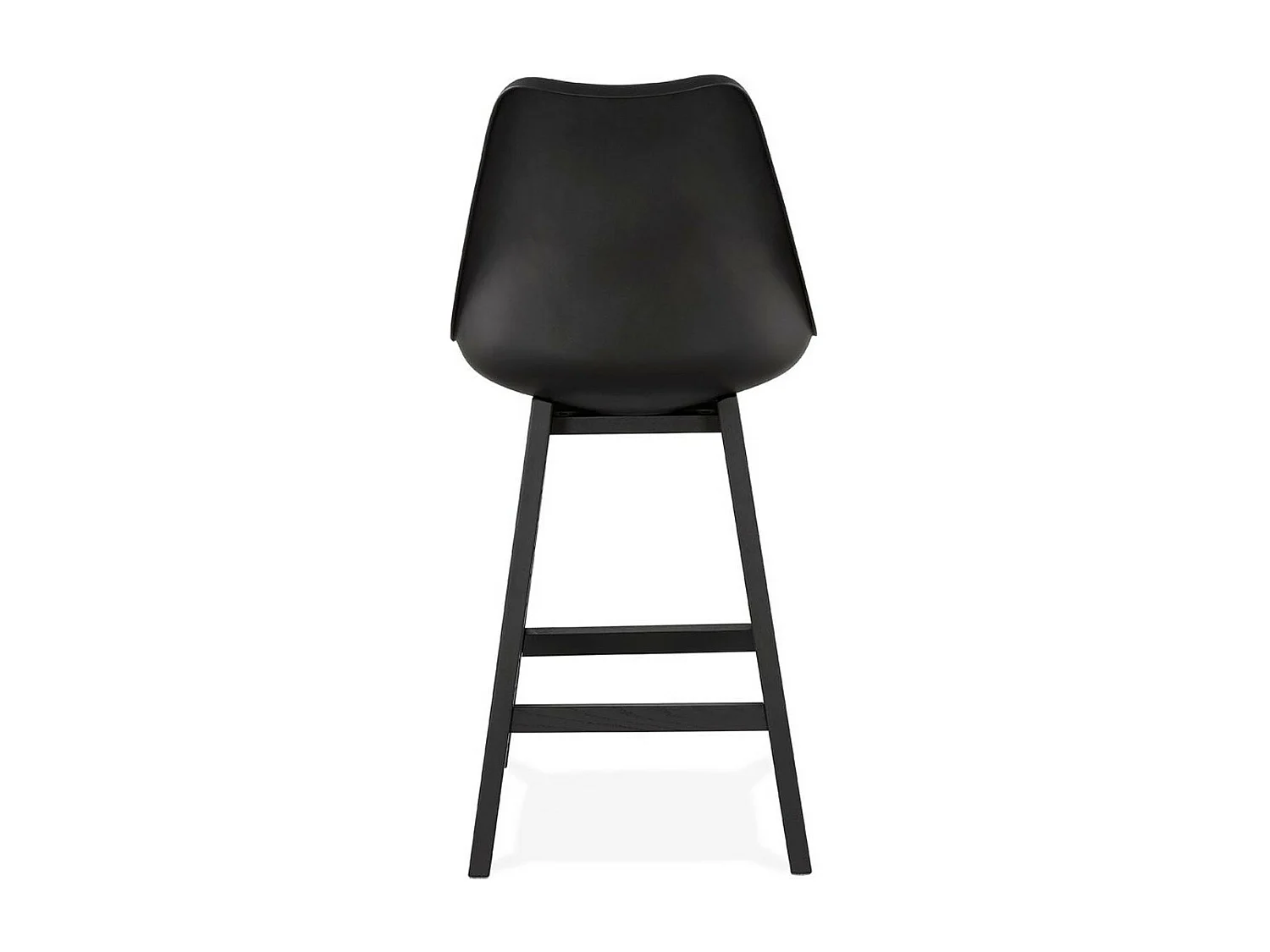Tabouret de Bar Design "Cabelo" 102cm Noir