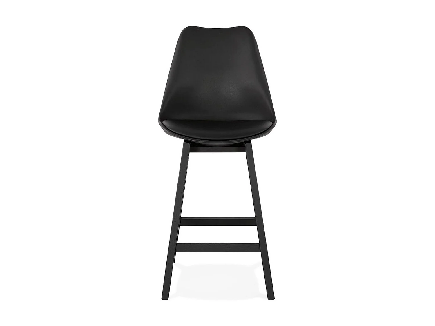 Tabouret de Bar Design "Cabelo" 102cm Noir