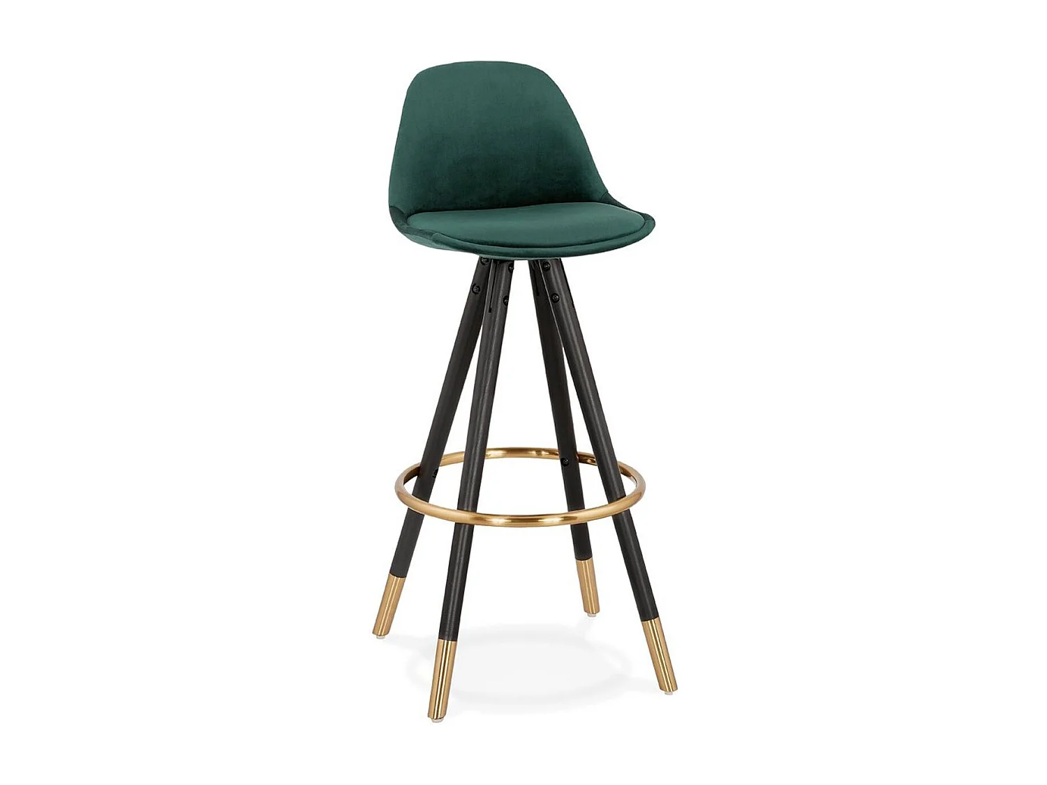Tabouret de Bar "Krill" 97cm Vert & Noir