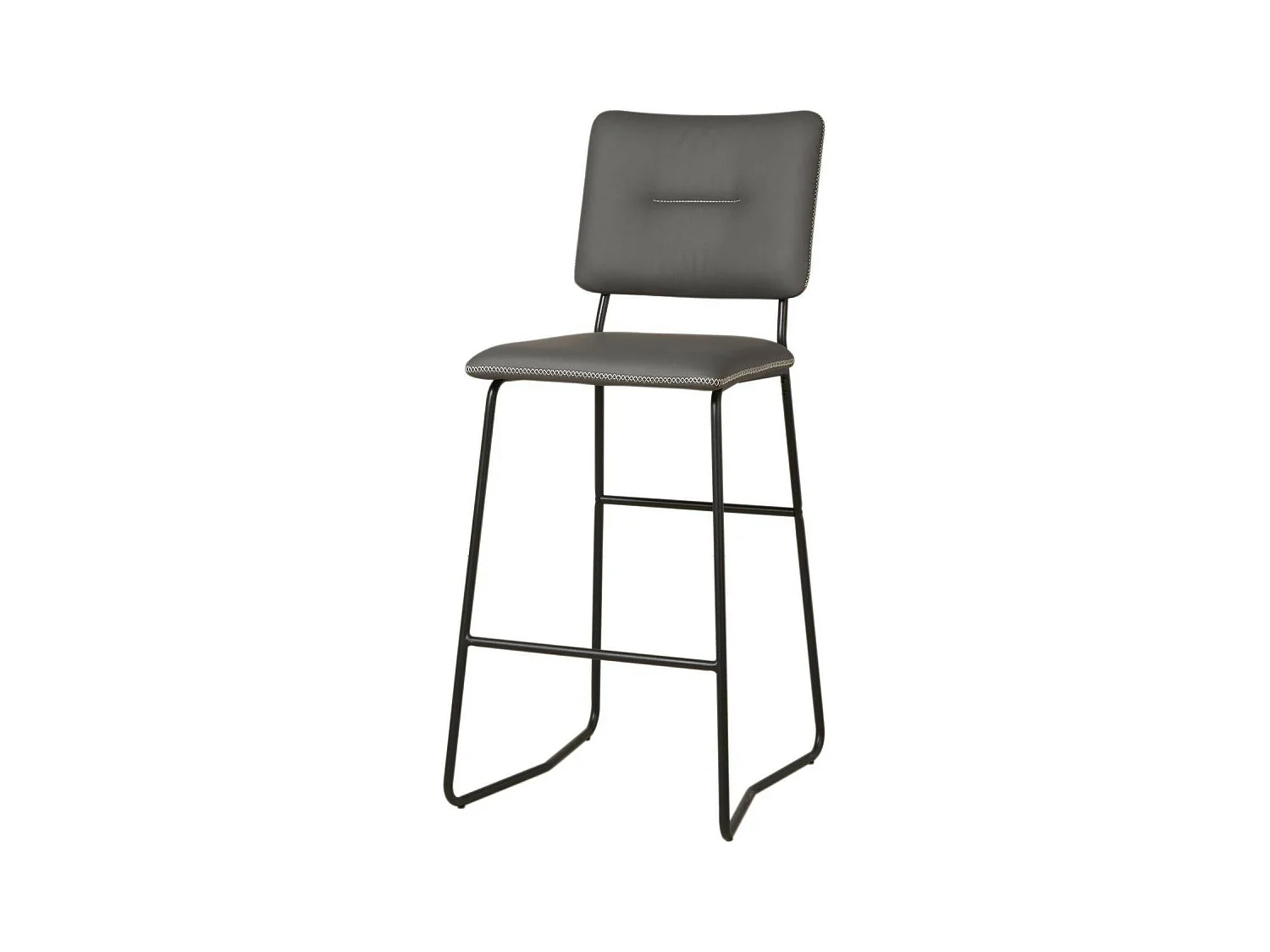 Lot de 2 Tabourets de Bar "Vina" 112cm Gris