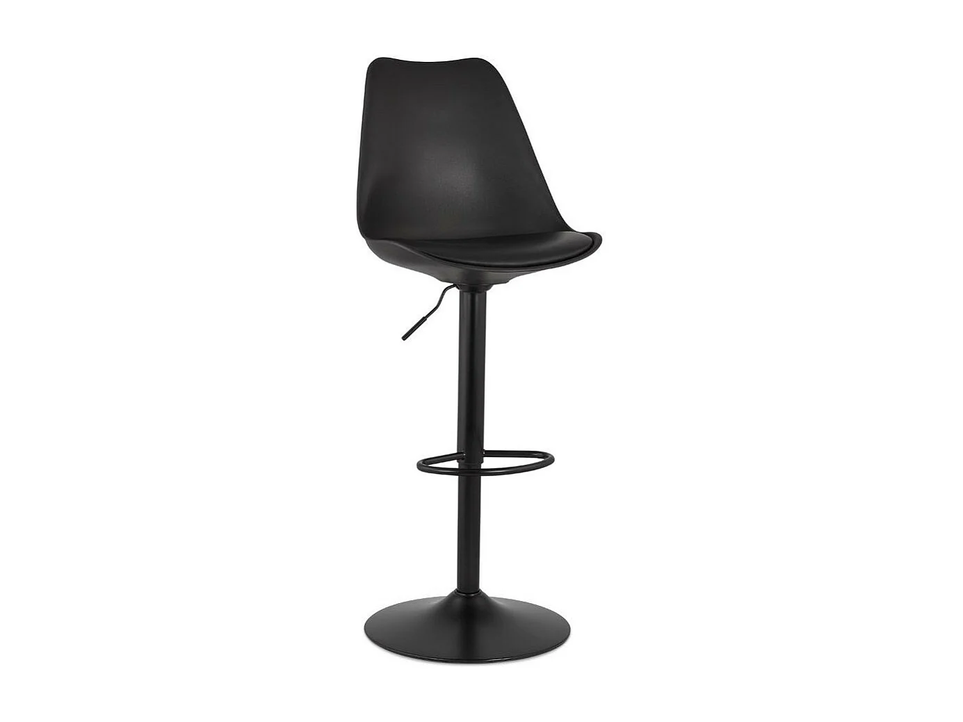 Tabouret de Bar Design "Matrioka" 123cm Noir