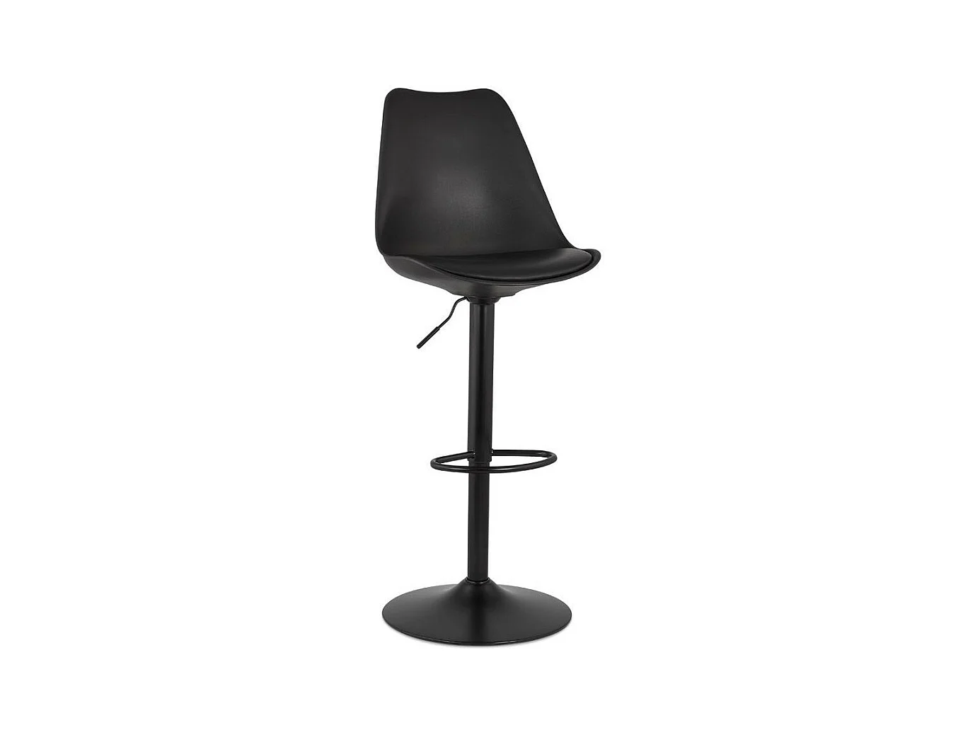 Tabouret de Bar Design "Matrioka" 123cm Noir
