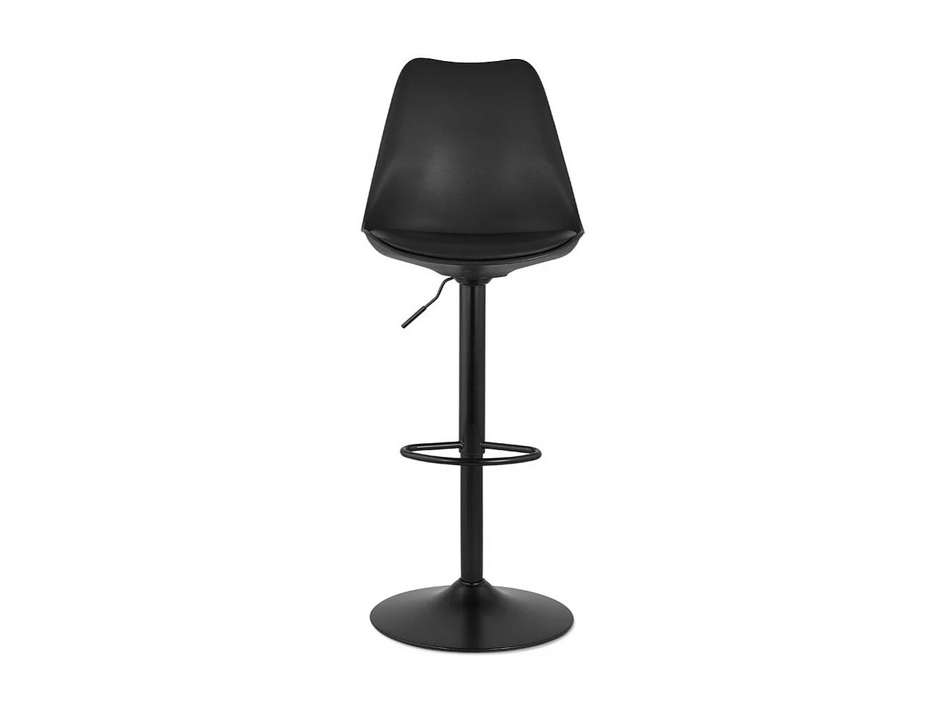 Tabouret de Bar Design "Matrioka" 123cm Noir