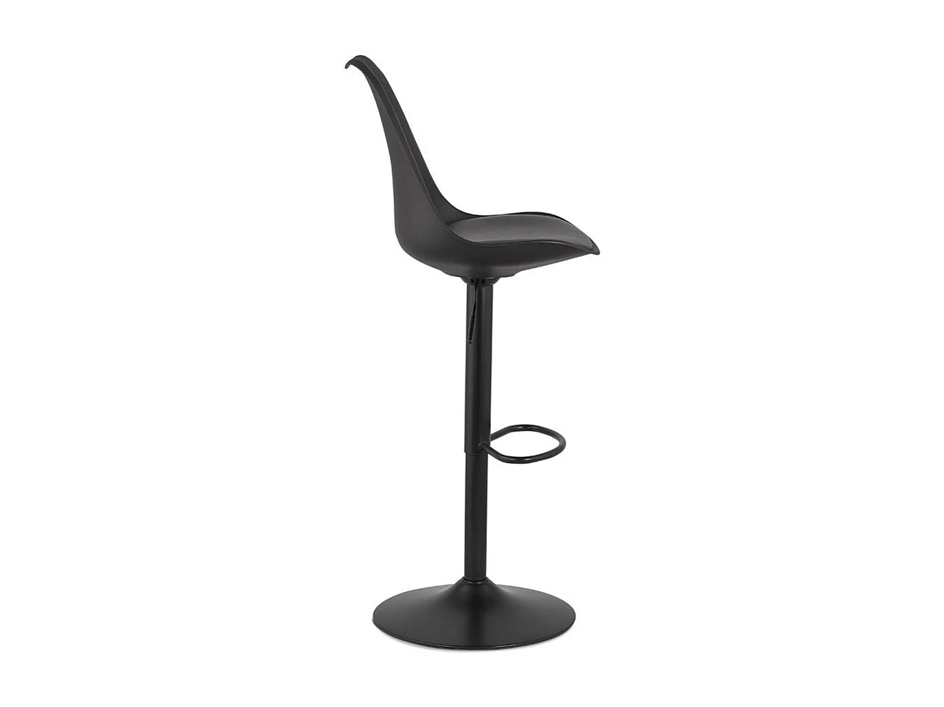 Tabouret de Bar Design "Matrioka" 123cm Noir