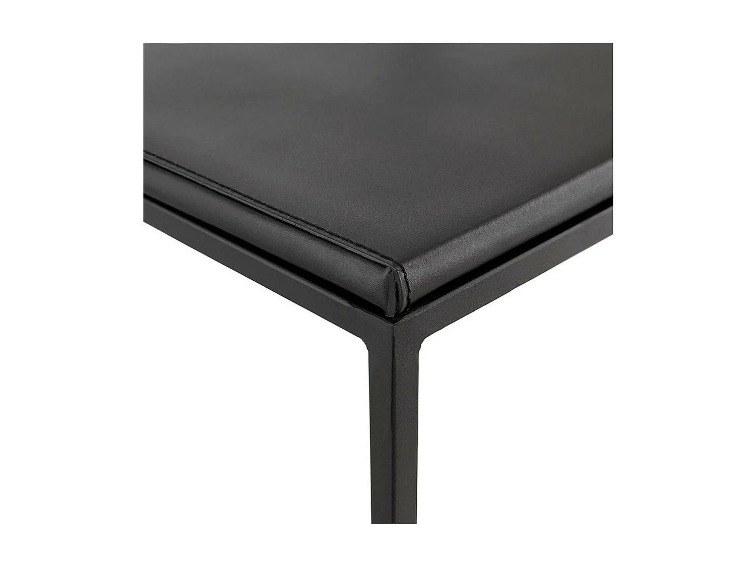 Tabouret de Bar Design Industriel "Line" 76cm Noir