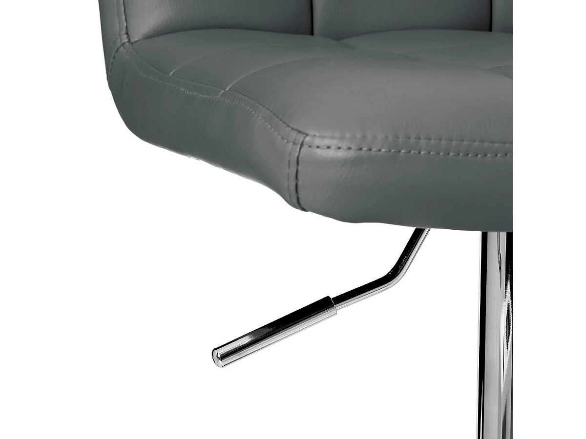 Lot de 2 Tabourets de Bar "Delek" 89cm Gris