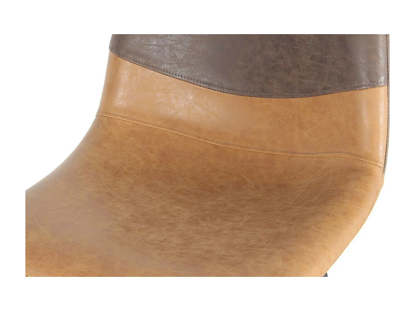 Lot de 2 Tabourets de Bar "Kylie" 103cm Marron & Noir